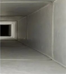 Clean duct after cleaning